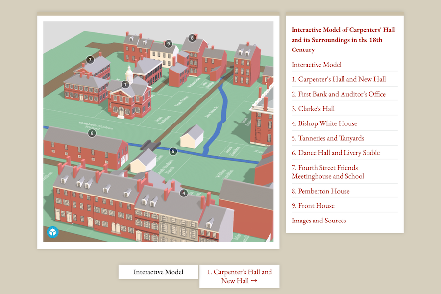 Carpenters' Hall 3D Block Model