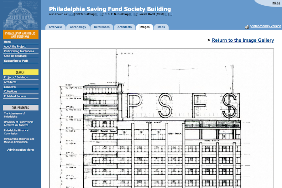 Philadelphia Architects and Buildings Project