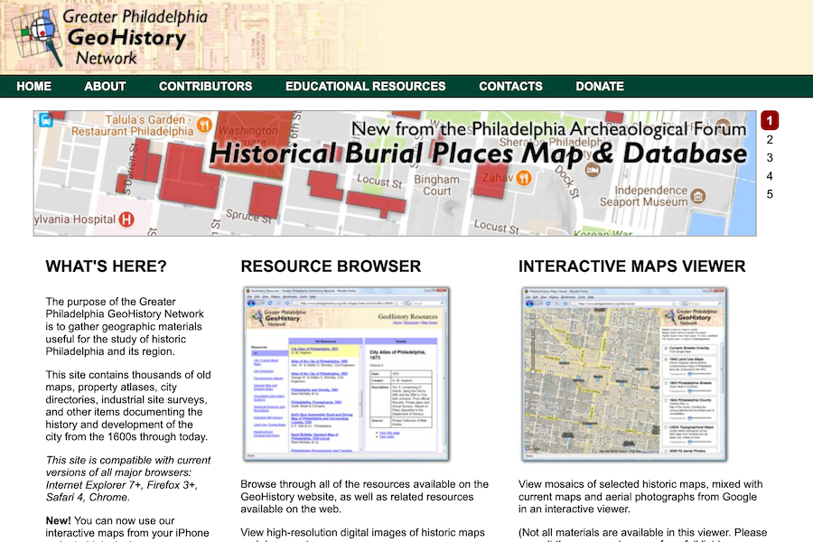 Greater Philadelphia GeoHistory Network